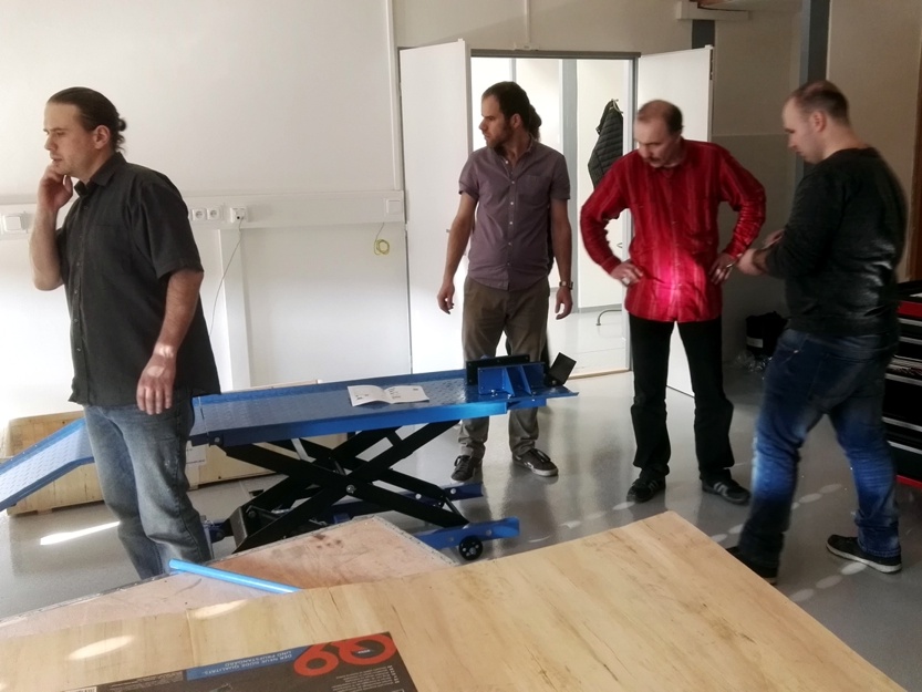 leden 2019 - Restaurátorská dílna - Dokončení rekostrukce prostor  RD a stěhování