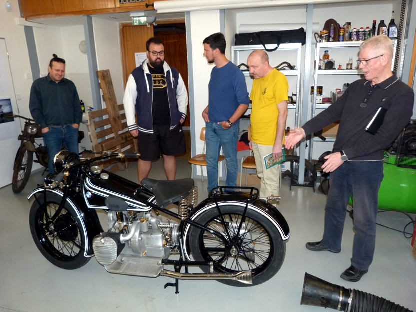 květen 2022 - Restaurátorská dílna - Představení nového motocyklu BMW R62 z roku 1929