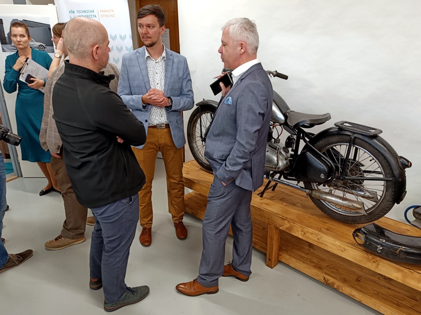  březen 2023 - Restaurátorská dílna - Veřejná prezentace dokončeného motocyklu ČZ 150c z roku 1950
