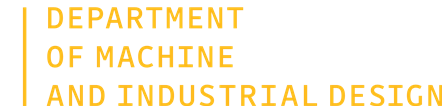 Department of Machine and Industrial Design